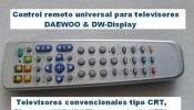 DAEWOO TELEVISOR  CONTROL REMOTO UNIVERSAL